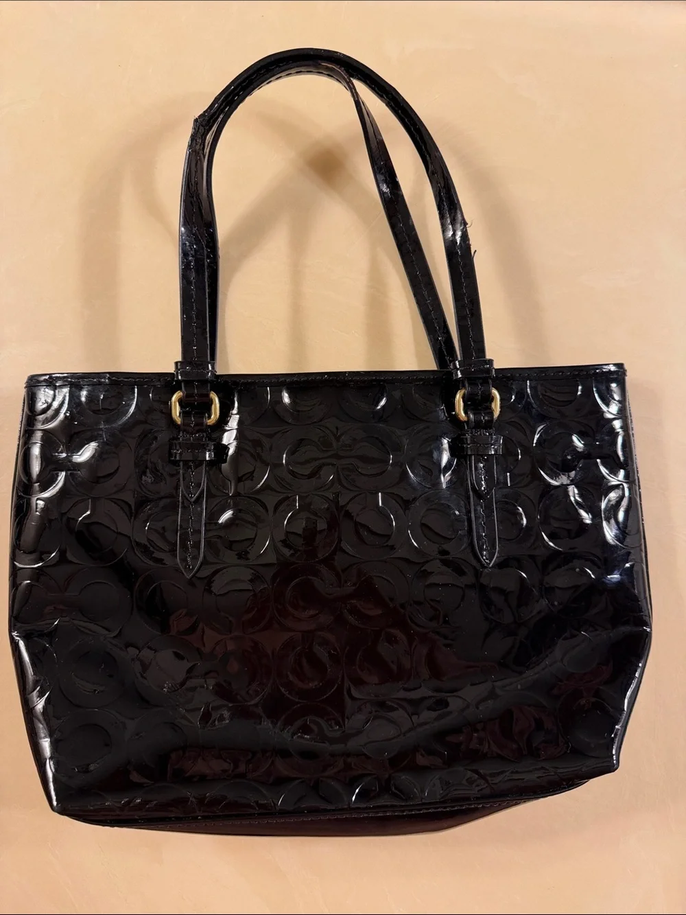 Pre loved Coach Black small purse